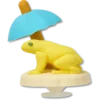 3D Chilling Frog Jibbitz™-charms