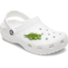 3D-grønn dinosaur med skjell – Jibbitz-charms