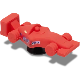 3D rød racerbil Jibbitz™-charms