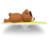 3D Surfing Bear Jibbitz™-charms