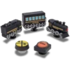 3D Train 5-pakning med Jibbitz-charms