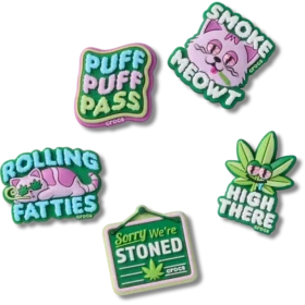 420 Hemp Cuties 5-pakning Jibbitz-charms