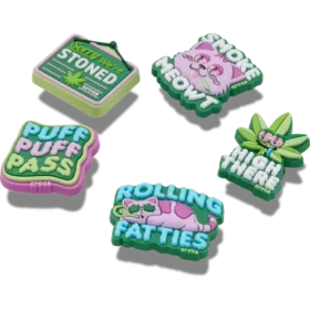 420 Hemp Cuties 5-pakning Jibbitz-charms