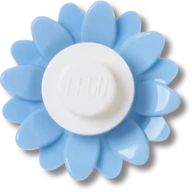 4Lw blå blomst Jibbitz-charms