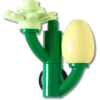 4Lw Gule blomsterknopper Jibbitz-charms