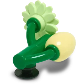 4Lw Gule blomsterknopper Jibbitz-charms