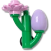 4Lw Lilla blomsterknopp Jibbitz-charms