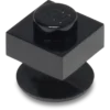 4Lw mørkegrå flis 1X1 Jibbitz-charms