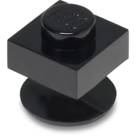 4Lw mørkegrå flis 1X1 Jibbitz-charms