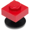 4Lw Rød flis 1X1 Jibbitz-charms