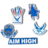 Armed Forces US Air Force 5-pakning Jibbitz-skocharm