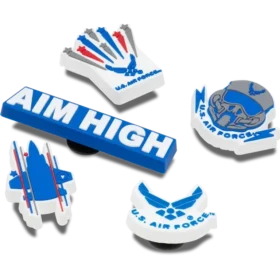 Armed Forces US Air Force 5-pakning Jibbitz-skocharm Armed Forces US Air Force 5-pakning Jibbitz-skocharm