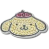«B’pompompurin» med Swarovski®-krystaller – Jibbitz-skocharms