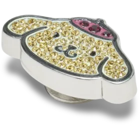 «B’pompompurin» med Swarovski®-krystaller – Jibbitz-skocharms «B’pompompurin» med Swarovski®-krystaller – Jibbitz-skocharms