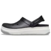 band Full Force sandaler med tykk såle, svart og hvit, unisex