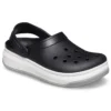 band Full Force sandaler med tykk såle, svart og hvit, unisex