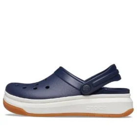 Band Full Force sandaler med tykk såle, unisex, blå og hvit