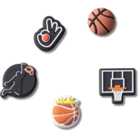 Basketball Team 5-pakning med Jibbitz-charms