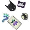 Batman 5-pakning Jibbitz-skocharms
