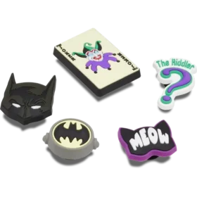 Batman 5-pakning Jibbitz-skocharms