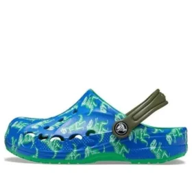 Baya Clog med trykk «Blue Bolt Multi»
