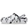 Baya Lined Clog med fleecefôr, unisex, hvite og grå tøfler «White Grey»