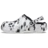 Baya Lined Clog med fleecefôr, unisex, hvite og grå tøfler «White Grey»