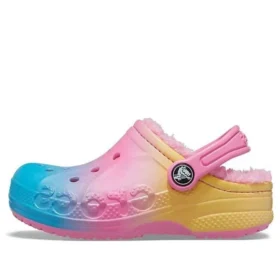 Baya Lined Clog med trykk og fôr «Pink Lemonade Multi»