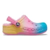 Baya Lined Clog med trykk og fôr «Pink Lemonade Multi»