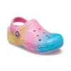 Baya Lined Clog med trykk og fôr «Pink Lemonade Multi»