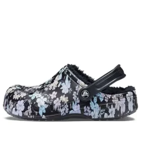 Baya Lined Clogs «Black White»