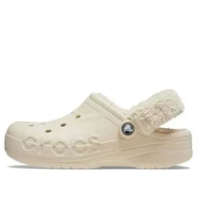 Baya Lined Fuzz Strap Clogs «White»