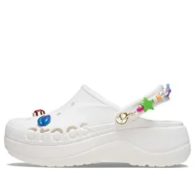 Baya Midsummer Platform Clogs «White Pink»