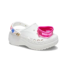 Baya Midsummer Platform Clogs «White Pink»