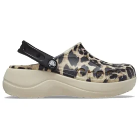 Baya Platform Animal Print Clogs «Leopard»