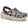 Baya Platform Animal Print Clogs «Leopard»