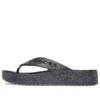 Baya Platform Glitter Flip Sandaler «Black»
