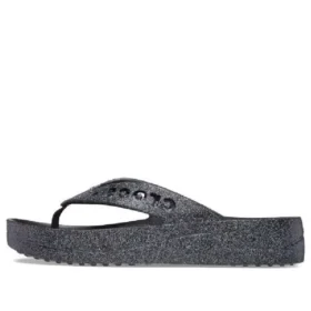 Baya Platform Glitter Flip Sandaler «Black»