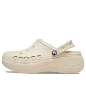 Baya Platform Lined Clog «Beige»
