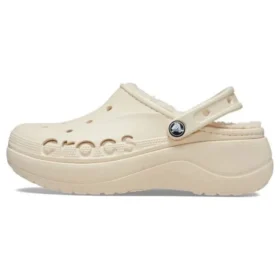 Baya Platform Lined Clog «Beige»