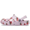 Baya sesongbaserte Clogs med trykk «Pink Red»