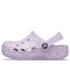 Baya sesongbaserte Clogs med trykk «Purple»