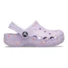 Baya sesongbaserte Clogs med trykk «Purple»