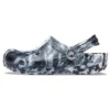 Beach Marbled unisex-sandaler i svart og hvitt «Black White»