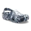 Beach Marbled unisex-sandaler i svart og hvitt «Black White»