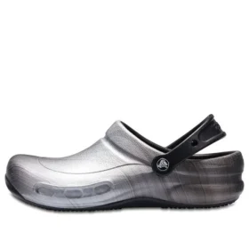 Bistro Graphic Clogs «Silver Black»