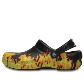 Bistro Graphic-Clogs «Yellow Black»