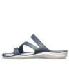 Blå-hvite sandaler «Blue White»