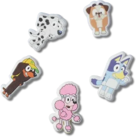 Bluey 5-pakning med Jibbitz-charms