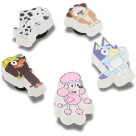Bluey 5-pakning med Jibbitz-charms